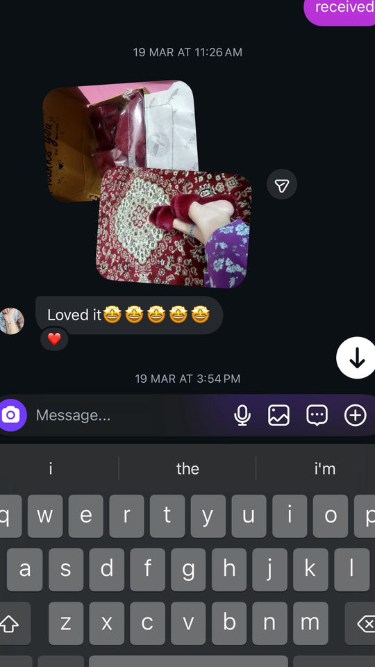 Customer screenshot