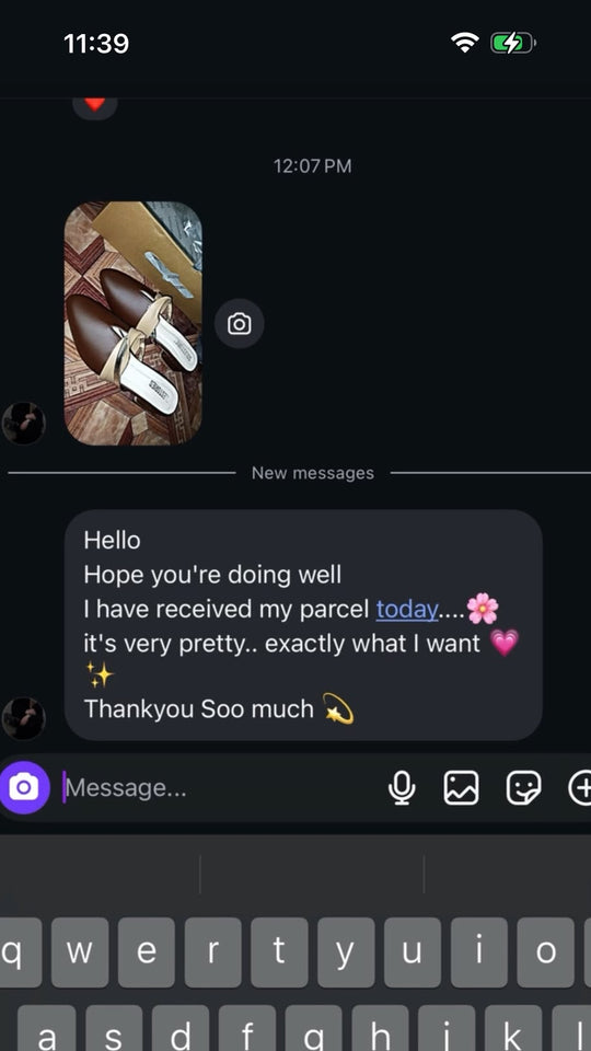 Customer screenshot