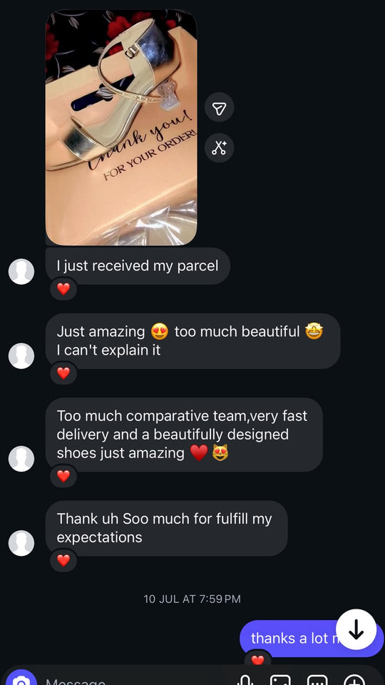 Customer screenshot